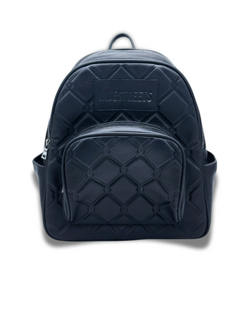 Gate Keeper Mini Backpack (Black Italian pebble Leather)