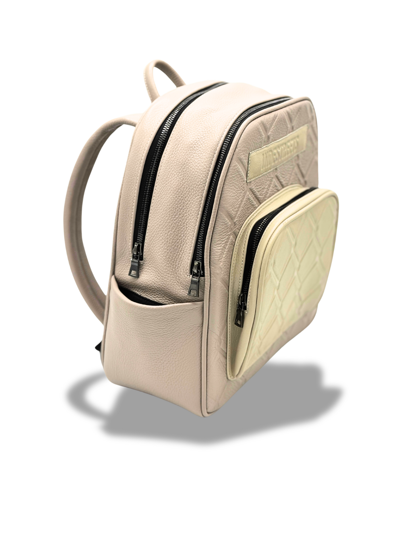 Gate Keeper Mini Backpack (Taupe & Off White)
